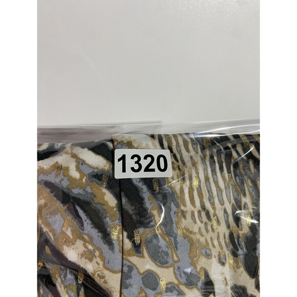 Cocomo Popover Top XL Animal Print Abstract Artsy Cocktail Old Money Office - Picture 8 of 8
